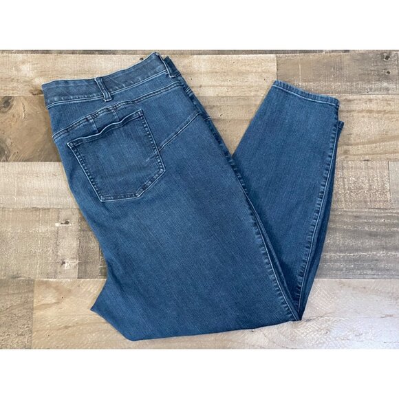 TORRID JEANS SIZE 26R PREMIUM BOMBSHELL SKINNY STRETCH BLUE - Picture 1 of 10